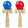 Fantasyon Kendama Ozora Wooden Kendama for Competition and Practice (Red & Blue) 2-Piece Set,