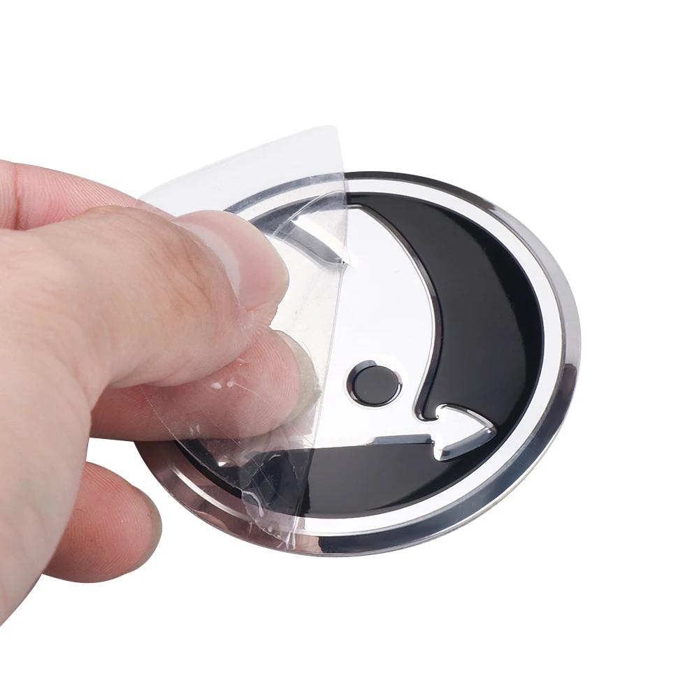 For 4Pcs 56/60mm Car Tire Hub Center Cap Wheel Cap Badge Sticker Skoda S Fabia Superb Octavia Rapid Karoq VII Yeti Kodiaq KamiqLS7