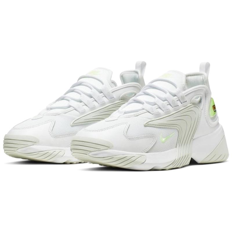 Nike Женские кроссовки Zoom 2K White Barely Volt повседневные AO0354-104