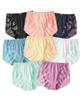 Nissen Regular Side Size LL Shorts, 100% Cotton, Lace, Deep-Length Shorts, 8-Pack,