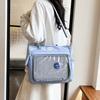 Japanese Cute Girl Transparent Bag Large-capacity Shoulder Bag Female Students Messenger Bag