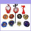 Набор из 8 гироскопов Beyblade Burst Super King с искрящимся пусковым устройством и коробкой для хранения