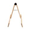 Wood Guitar Holder Base Folding Wood Ukulele Stand Adjustable Instrument Stand A-Frame Wood Guitar Stand Ukulele Shelf