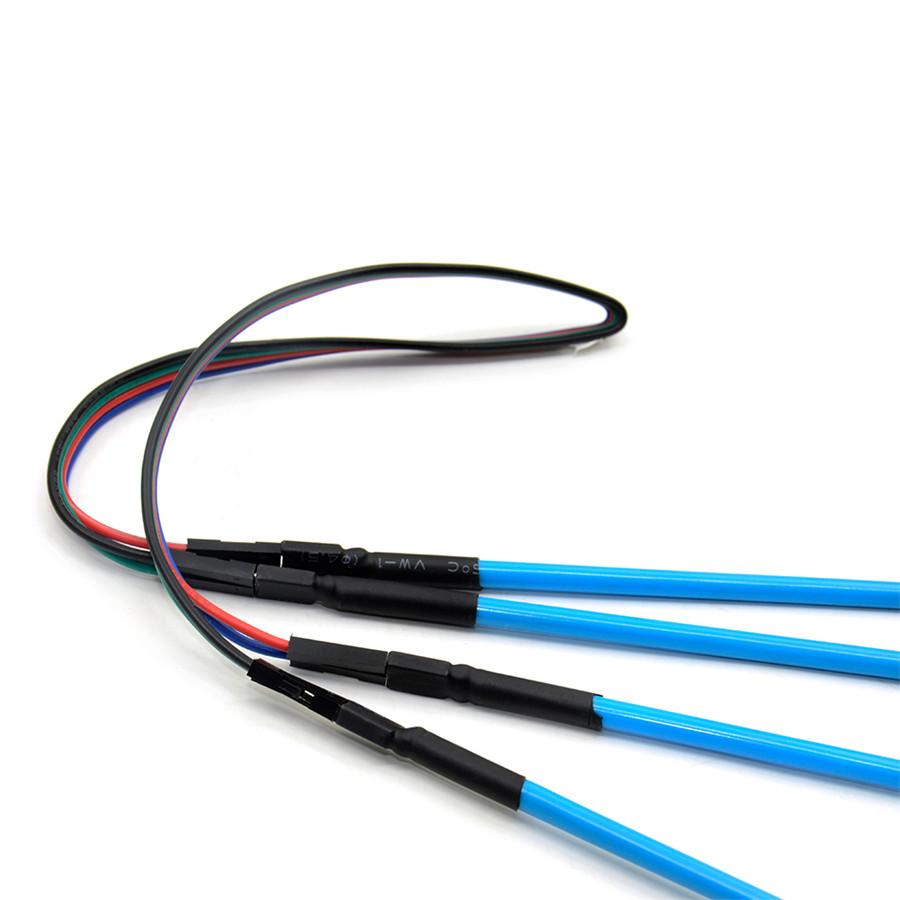 4 шт. щуп-пин + 4x соединительный кабель для LED BDM-рамки, подходит для Ktag Kess Fgtech