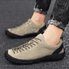 Men's Genuine Leather Shoes Outdoor Non-slip Sneakers Breathable Large Size Casual Shoes Fashion Flats Boat Shoes Men Loafers