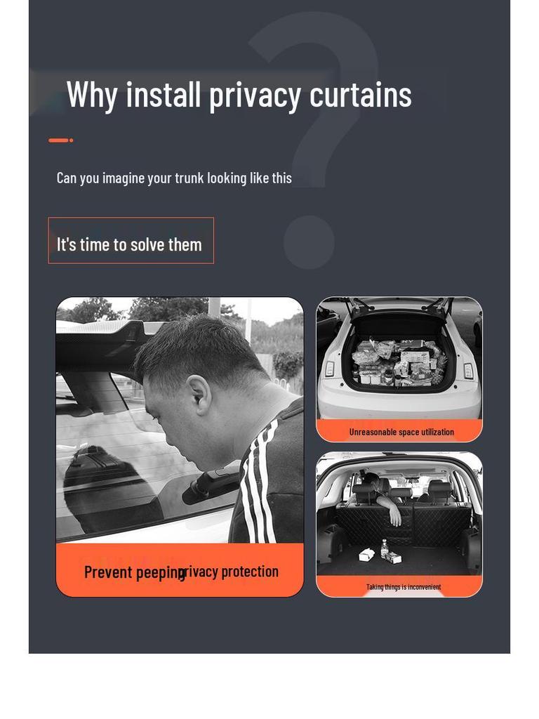 Exeed LX Trunk Cover & TXL Sunshade Rear Storage Partition