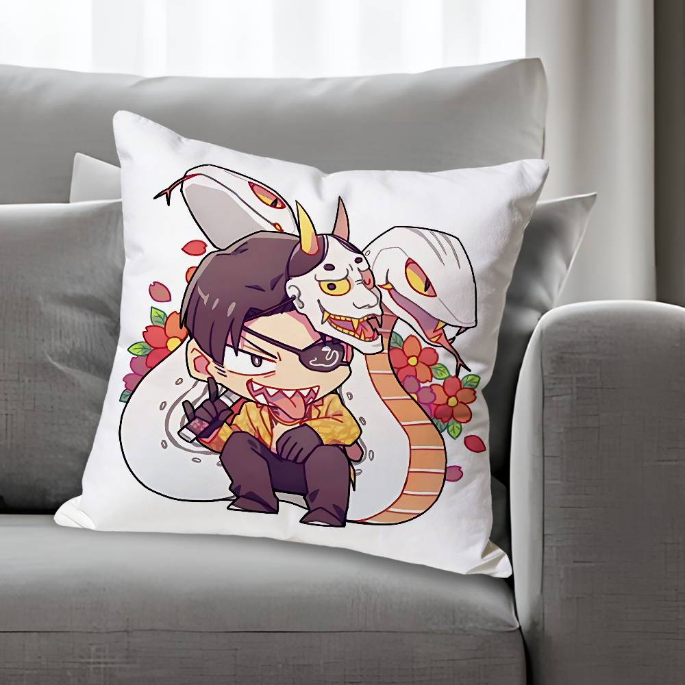 Game YYakuzas Goro Majima Various Sizes Square Pillow Case For Car Home Bedchamber Decor Custom Valentine gift