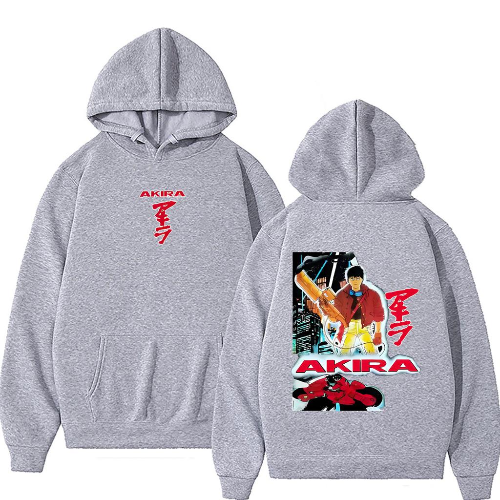Japanese Science Fiction Cartoon Movie Anime Akira Shotaro Kaneda Hoodies Male Casual Sweatshirt Fashion Pullover Hoodies