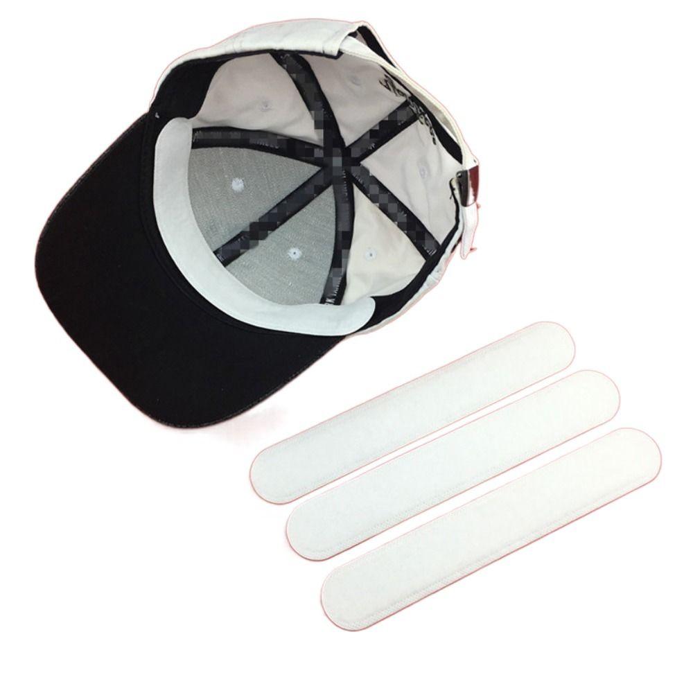 Sweatband Hat Liner Pads Hat Size Reducer Strip Sweat Absorber Liner Pads Hat Invisible Sweat Liner