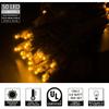 UL Listed 50 Count 5MM Wide Angle Led Christmas Lights Set,Outdoor Mini Led String Lights for Garden Patio Trees Lighting Decoration,17 Feet Green
