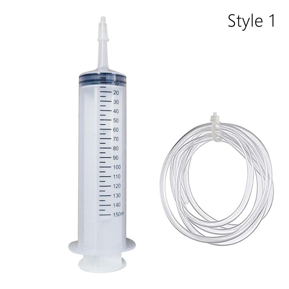 Пластиковый большой шприц большой емкости для кормления, чернильный насос, мерный, многоразовый, 150 мл - 500 мл, шприц со шлангом