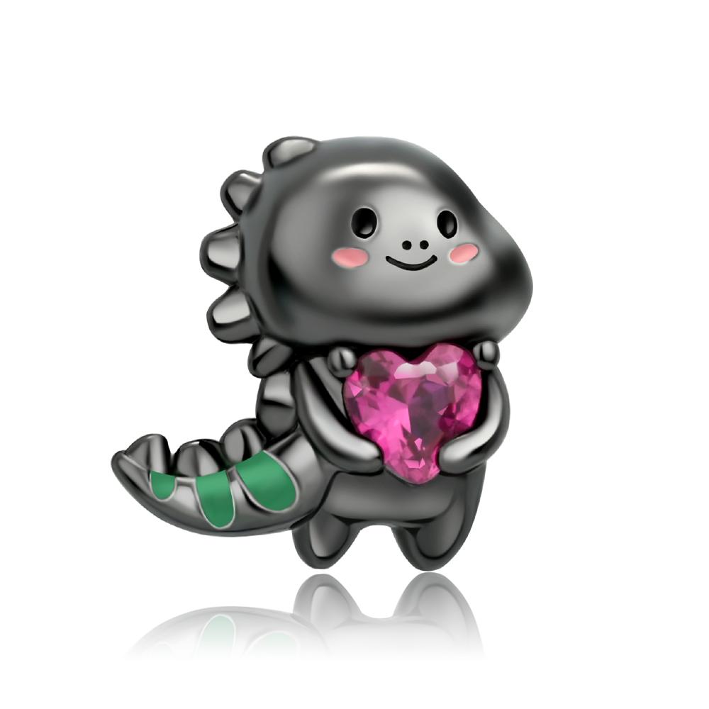 Черные готические подвески-шармы в виде кошек на Хэллоуин, подходят для медного оригинального браслета для изготовления ювелирных изделий, шармы для браслетов