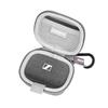 RLSOCO Чехол для хранения, совместимый с беспроводными наушниками Sennheiser MOMENTUM True Wireless 4/3 (Серый)