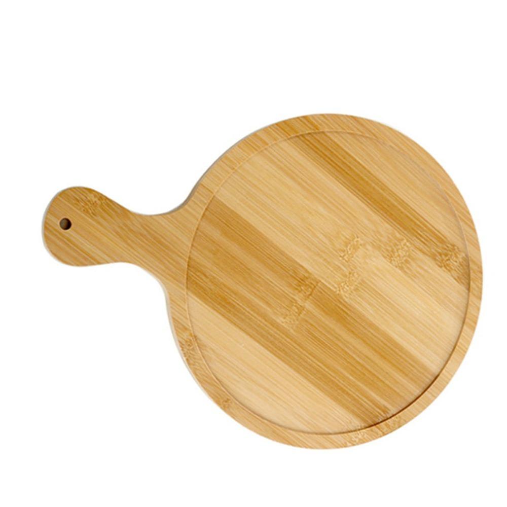 Burr‑free Pizza Board Bamboos Serving Board Light‑weight Food Holder Restaurant