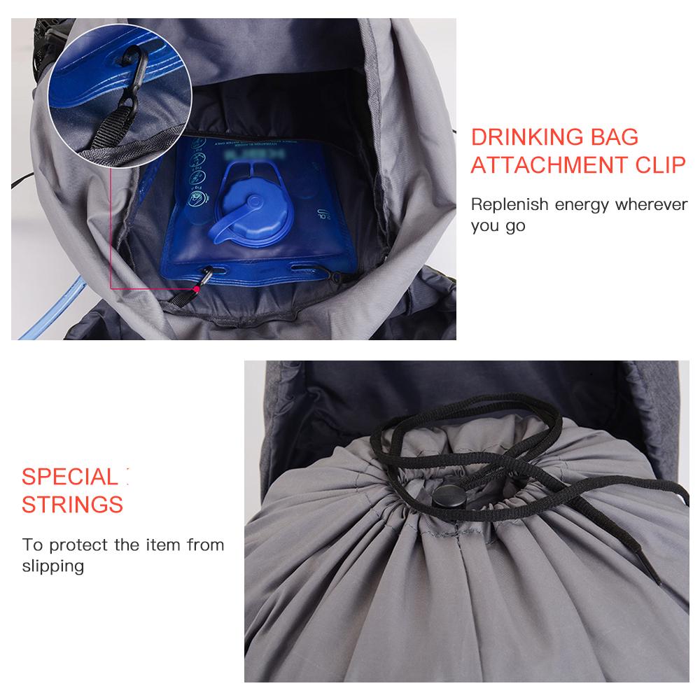 50 L Outdoor Sport Backpack Waterproof Mountaineering Backpack Large Capacity Sports Vest