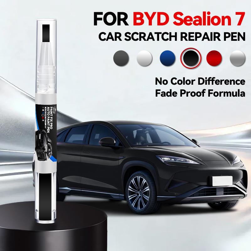 For BYD SEALION 7 Car Paint Repair Pen Touch Up Scratch Remover DIY Auto Accessories White Purple Black Atlantis Grey