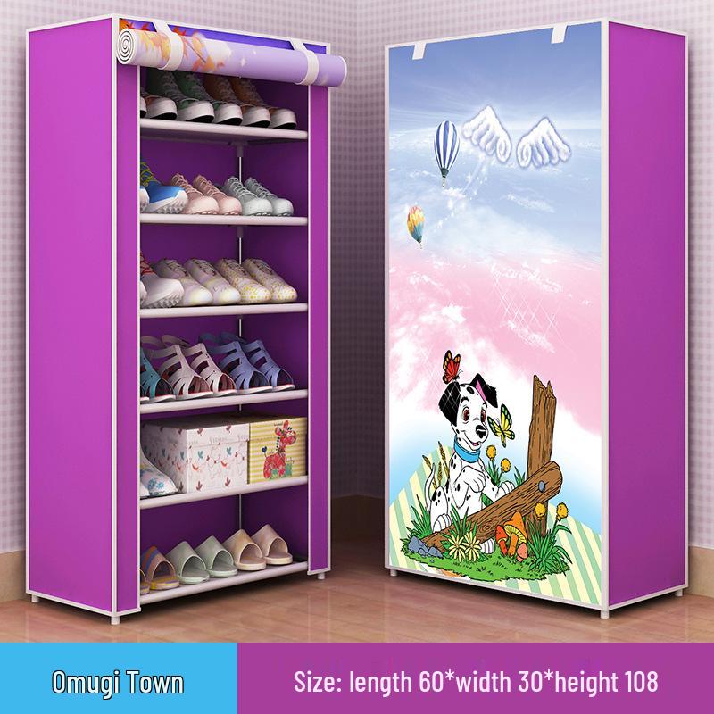 Ya Ruifan F Multi-layer Dustproof Shoe Rack for Dormitory & Foyer
