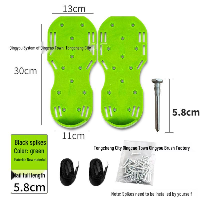 Cement Self-Leveling Epoxy Spiked Shoes - Non-Slip Construction & Garden Soil Loosening Tools