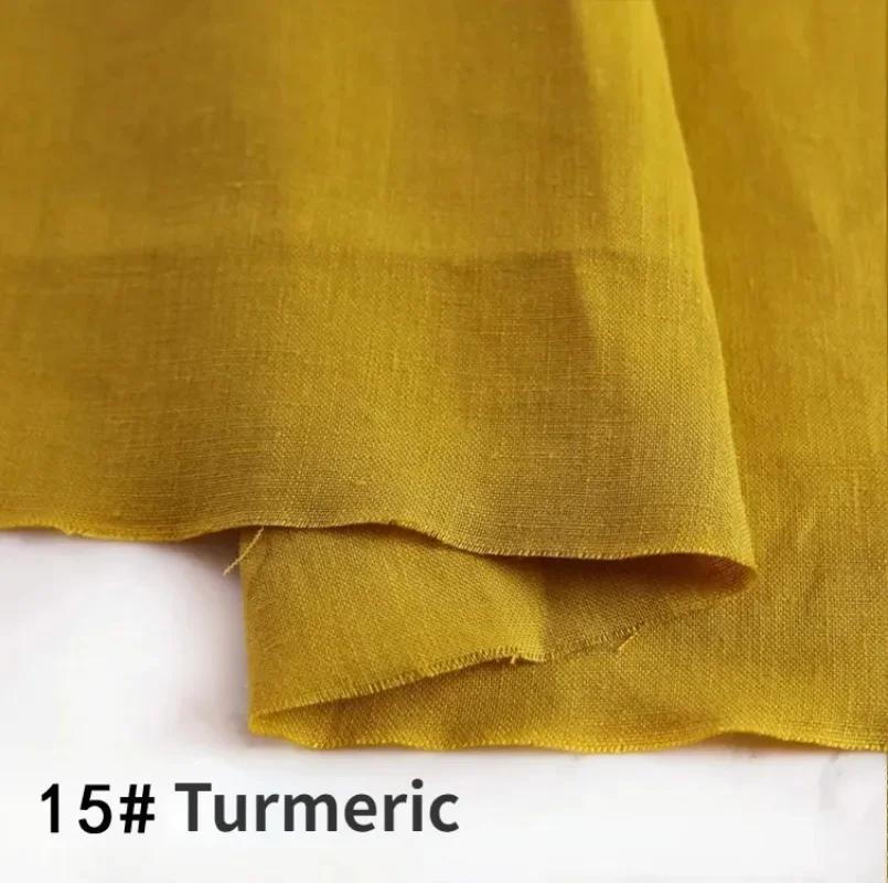 100% чистая льняная одежда из конопли, ткань на метр, тонкая, промытая камнем, высококачественная льняная летняя одежда, брюки, ткань из рами