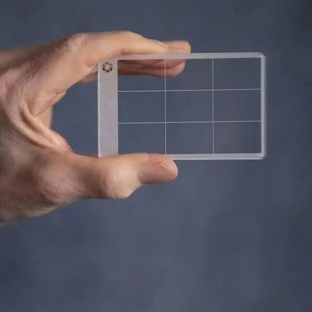 Composition Viewfinder Ruler Transparent Fibonacci Viewer Golden Ratio Ruler  Art Tool