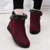 Winter Boots Women Warm Plush Snow Boots for Women Ankle Loafers Ladies Casual Comfort Flats Shoes