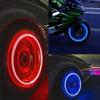 4Pcs Colorful LED Wheel Valve Lights Motorcycle Car Wheel Tire Valve Caps Universal Dustproof Bicycle Valve Cover