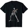 Skeleton Guitar Rock and Roll Band Tees for Men T-Shirt Men Clothing 1981 Shirt Cotton Daily Four Seasons Tees