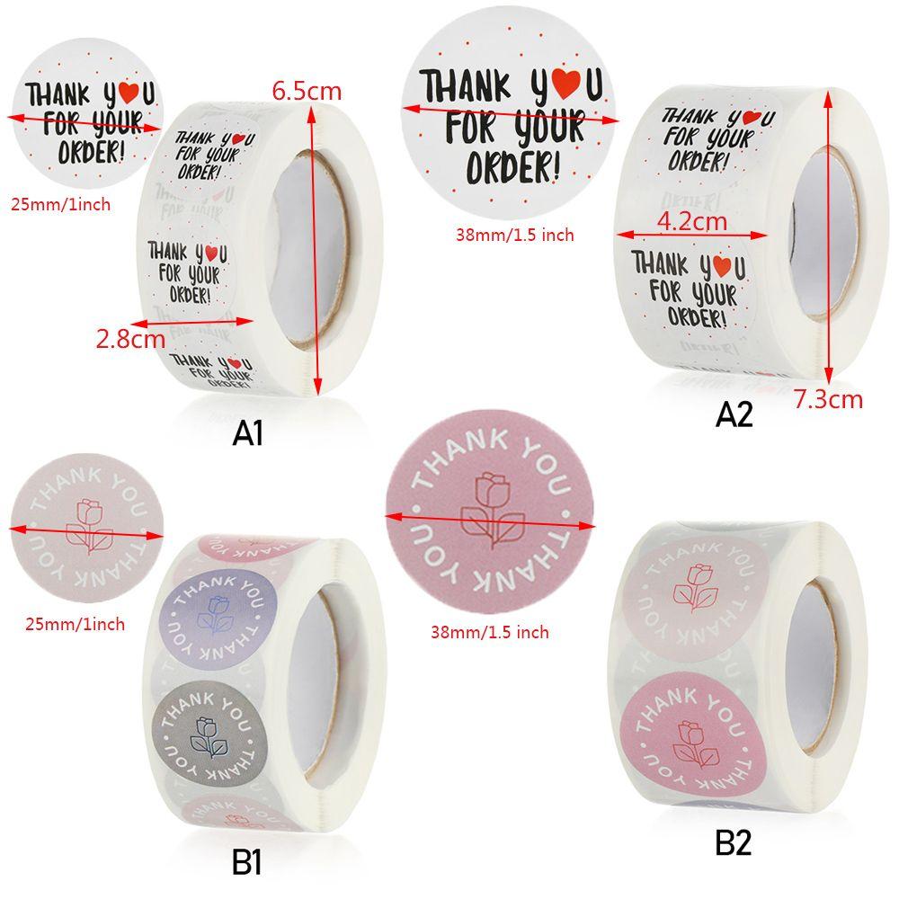 Craft Party Wedding Decor Cookie Bags Package Label Sealing Tag Gift Paper Stickers Thank You