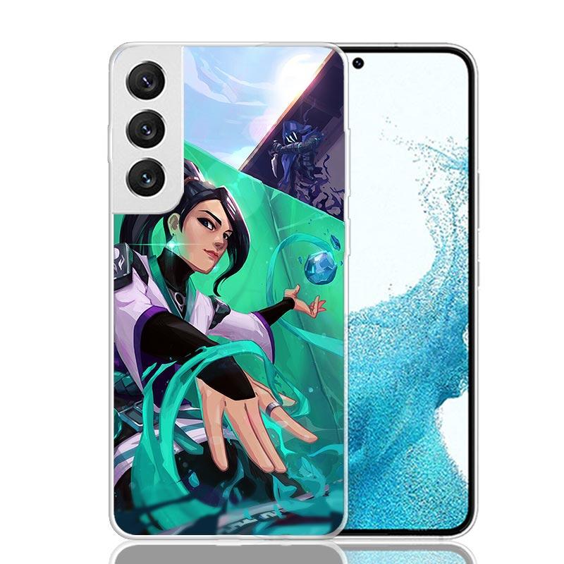 Чехол для телефона Valorant Sage для Samsung Galaxy S26 S25 Edge S24 S23 FE S22 Ultra S21 Plus S20 + Fundas Cover Coque Galaxy S25 S24 S