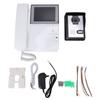 Video Doorbell Intercom System Corded Telephone Type Anti Interference Adjustable Night Vision 4.3