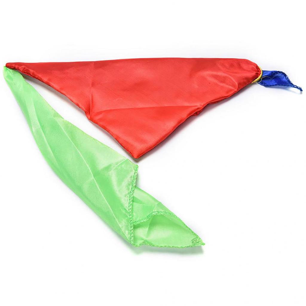 Change Color Silk Scarf Magic Trick Joke Props Tools Magician Supplies Toys