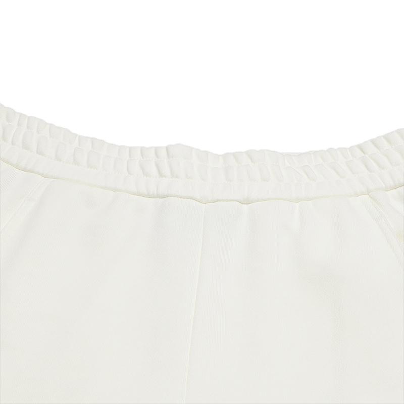 Fila Оригинальная Мода Классические Удобные Свободного Кроя Прямые Повседневные Брюки Женские низы Облачно-Белый F11W549604FIV