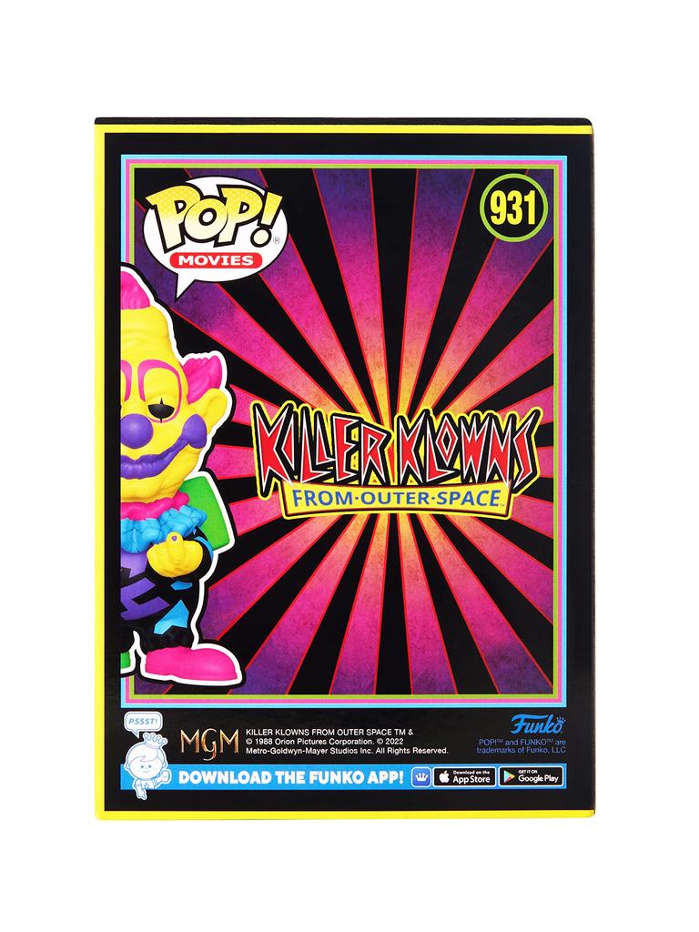 Фигурка Spirit Halloween Killer Klowns from Outer Space Blacklight Jumbo Funko Pop