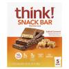 Think!, Protein+ 150 Calorie Bars, Salted Caramel, 5 Count, 1.41 Oz (40 G) Per Bar