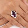 Rare Amethyst Gemstone 925Sterling Silver Jewelry Handmade Designer Ring For Her RR-25-8