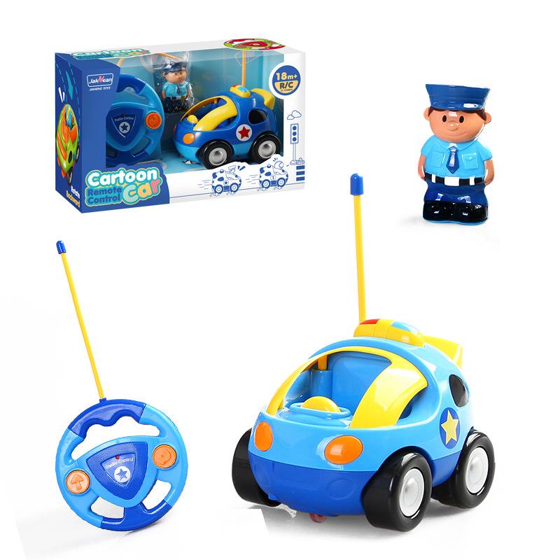 Remote Control Cars for Toddlers Boys Girls Toddler RC Car Toys Gifts for Kids Baby Remote Control Toy Cars Race Car Police Car