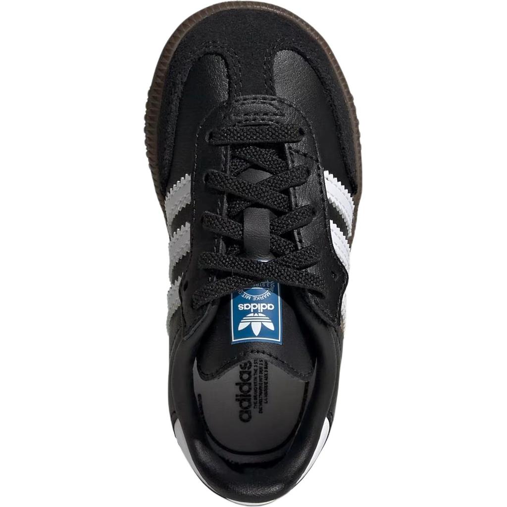 adidas Оригинальные SAMBA OG Устойчивые к истиранию Низкие детские кроссовки Черные для младенцев и малышей JQ3192