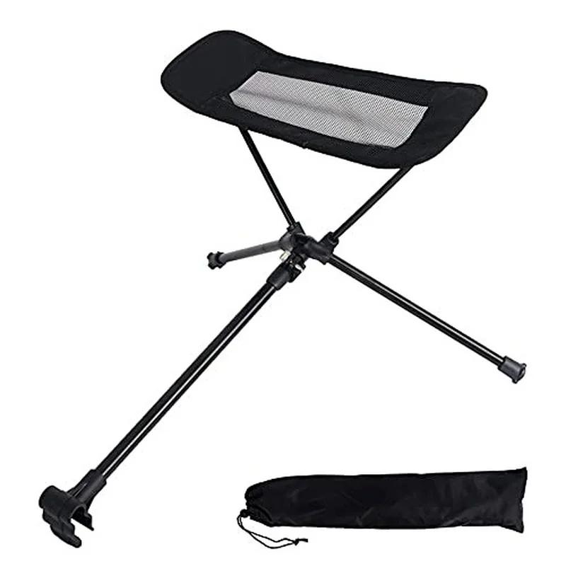 Portable Folding Retractable Footrest Leg Rest Camping Chair Kit For Reclining Swing Moon Beach Wholesale