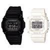 Casio and x Pair Black and Men's Women's G-Shock Baby-G Watch, Digital, Multi-Function, White, DW-D5600P-1JFBGD-501-7JF [Official Import]