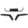 BMW M3/M4 V Style Rear Diffuser, ABS Glossy, No Lights