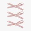 Pink PINEAPPLE [3EA 1SET] Ribbon BUNDLE HAIRPIN SET_pink