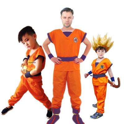 Костюм Гоку из Dragon Ball для детей и взрослых - Аниме наряд для сценических выступлений