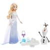 Mattel Disney Холодное Сердце Эренделл Эльза и Олаф Набор для Штамповки с Куклой и Фигуркой для Ролевых Игр от 3 лет Белый