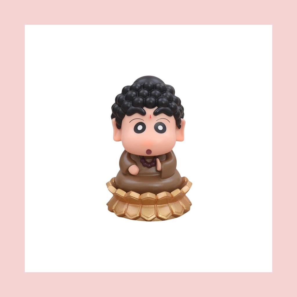 2 Signs Crayon Shin-chan cos Lord Buddha Симпатичные аниме-фигурки-игрушки