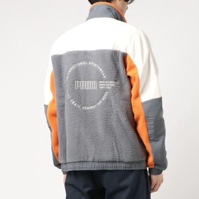 Puma Флисовая куртка с отложным воротником Мужские куртки салатовый 596731-37