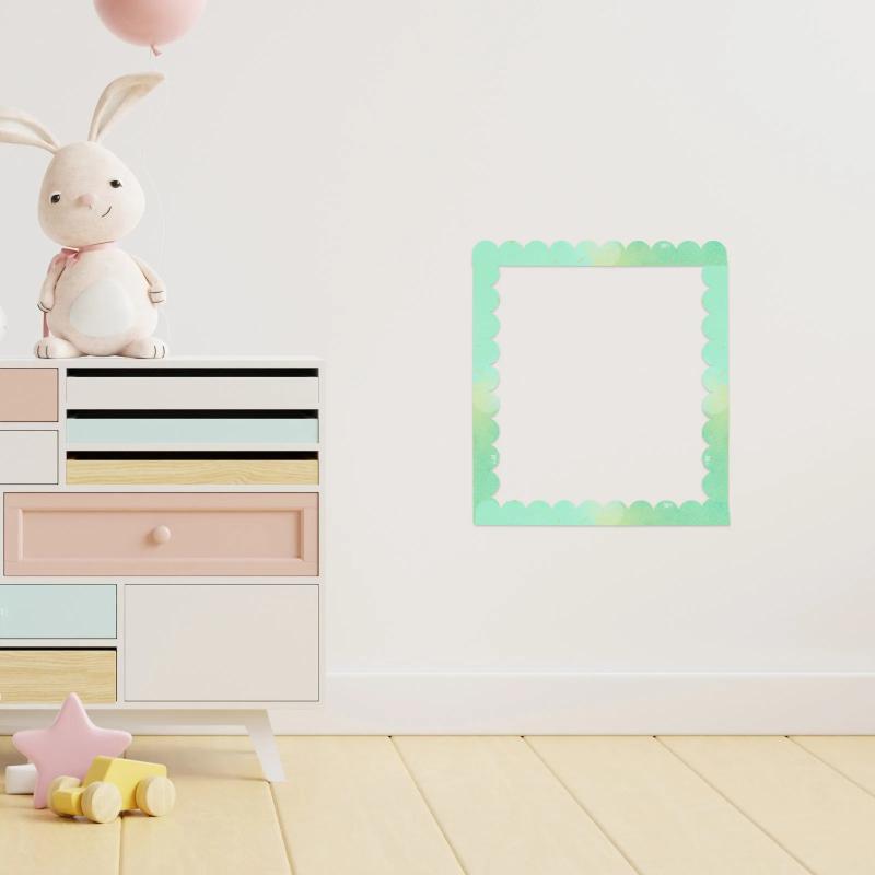 12pcs Wooden Strips Scalloped Unfinished Decorative Edge Moulding Wood Border Trim for DIY Crafts Wall Cabinet Home Decoration