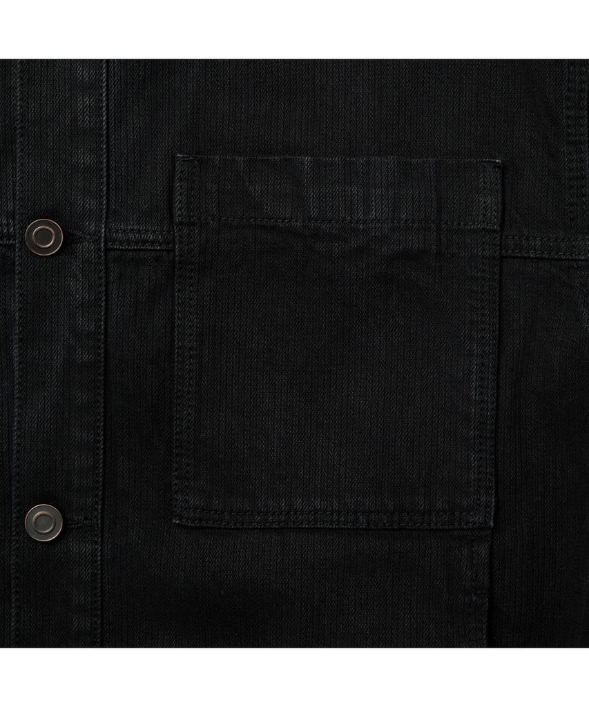Customellow Black Wale Denim Trucker Jacket Cwjas26122Bkx