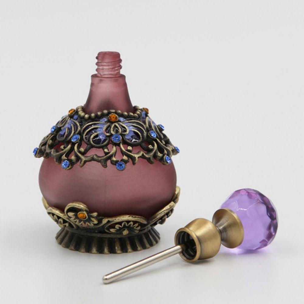 Винтажный пустой флакон духов, многоразовый пустой стеклянный сосуд, стеклянные флаконы для капельницы масла, декор для спальни