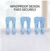 Large Anti-Slip Double Clip Quilt Clips, Windproof Durable Clothes Pegs for Laundry, Home Use & Storage Organization