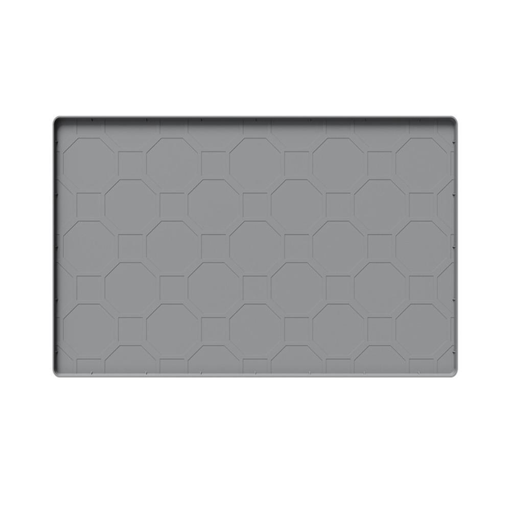 34" x 22" Under Sink Mat Silicone Sink Tray Multi-functional Pet Feeding Mat for Kitchen Bathroom